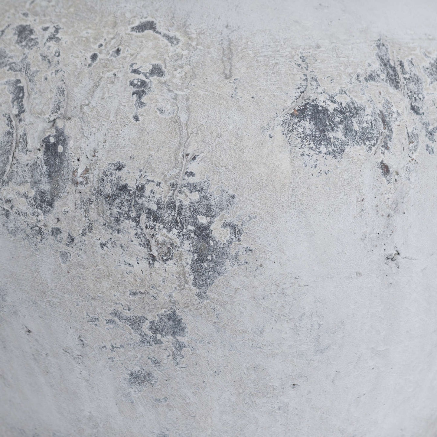 Perfect for rustic home interiors our Darcy stone textured vase. No Modern Country Interior would be complete without this vase as a statement piece. Close up of textured detail of the Darcy vase by Little Wren Interiors