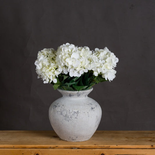 Perfect for rustic home interiors our Darcy stone textured vase.  No Modern Country Interior would be complete without this vase as a statement piece.  Darcy vase by Little Wren Interiors