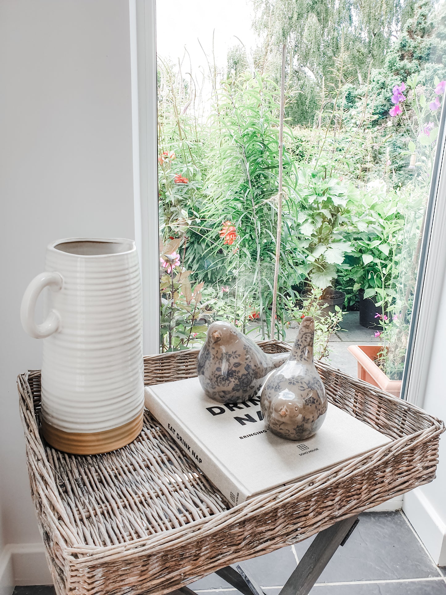 Rustic Ribbed Jug