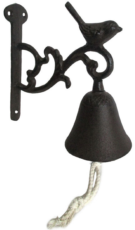 Cast iron bird detail door bell