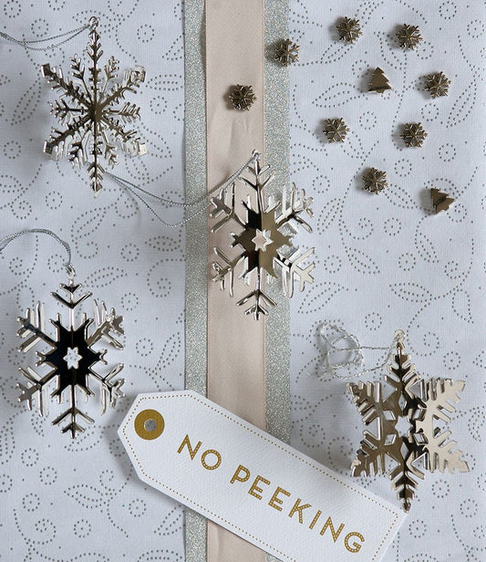 Snowflake decorations set