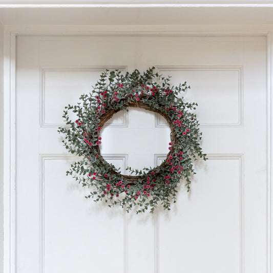 Frosted Winter Berry Wreath