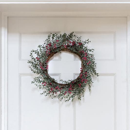 Frosted Winter Berry Wreath
