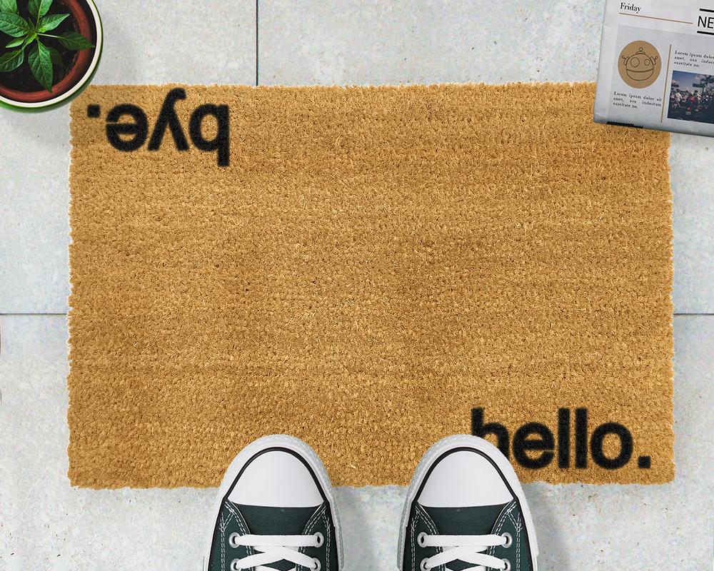 hello bye Doormat