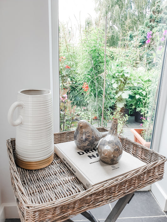 Rustic Ribbed Jug