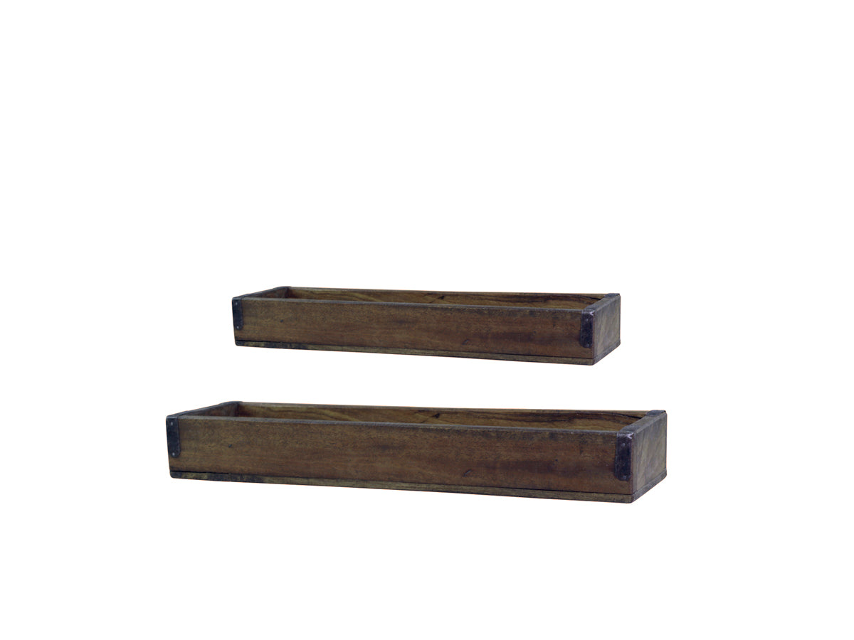 Rustic brick mold trays