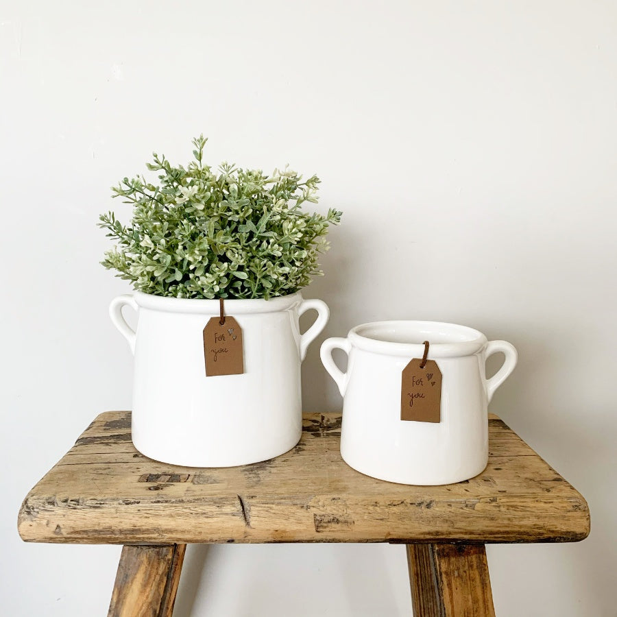 For You White Eared Pots