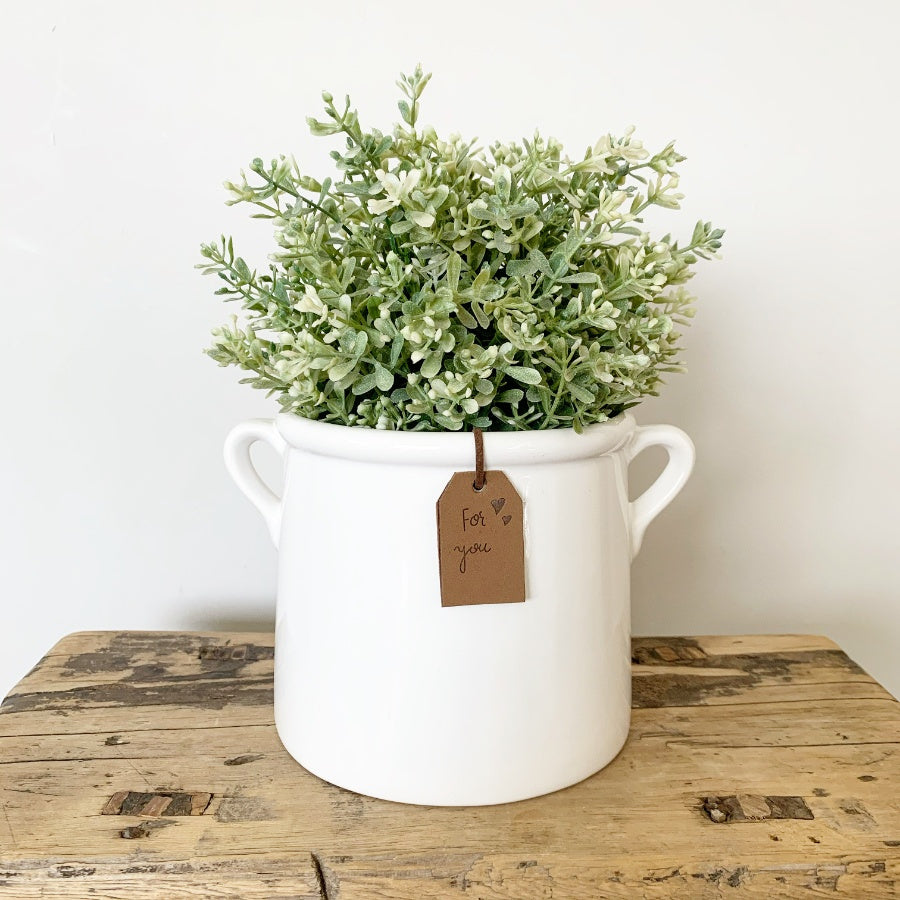 For You White Eared Pots