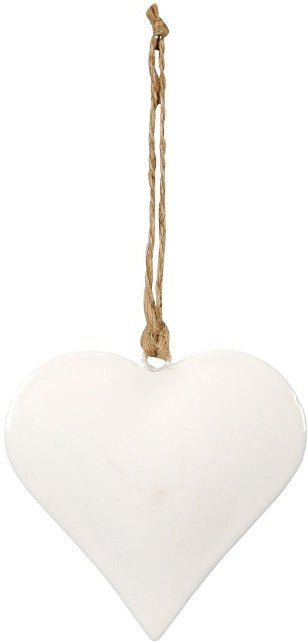 Simple and elegant hanging hearts to fit with modern country, farmhouse and contemporary home decor styles perfectly. The perfect blend between modern and traditional country home styles. Pretty home accessory. Great wall decor, wedding favours, or chair back decorations.