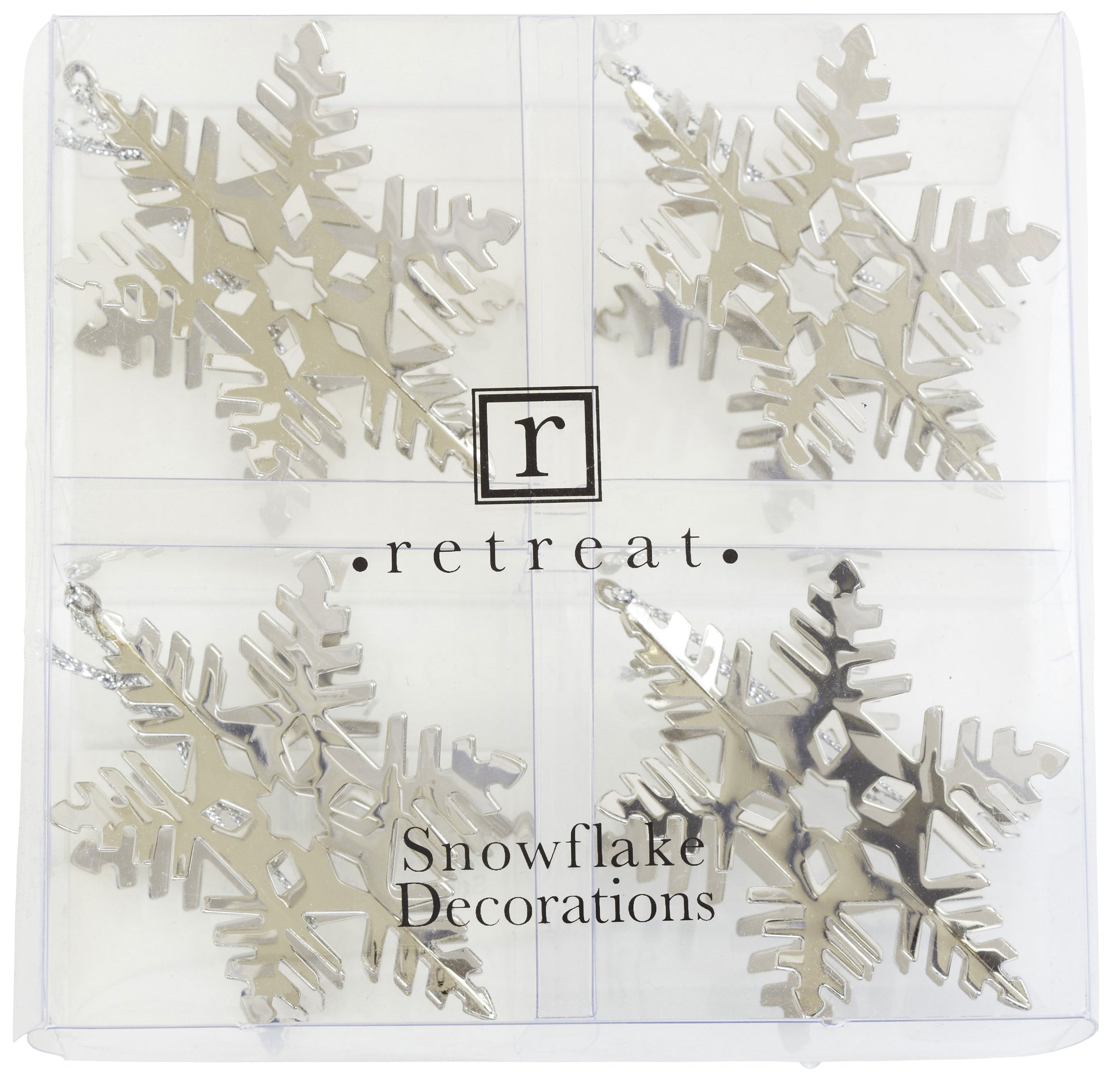 Snowflake decorations set
