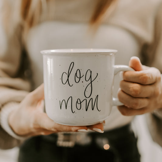 Dog Mom Campfire Mug