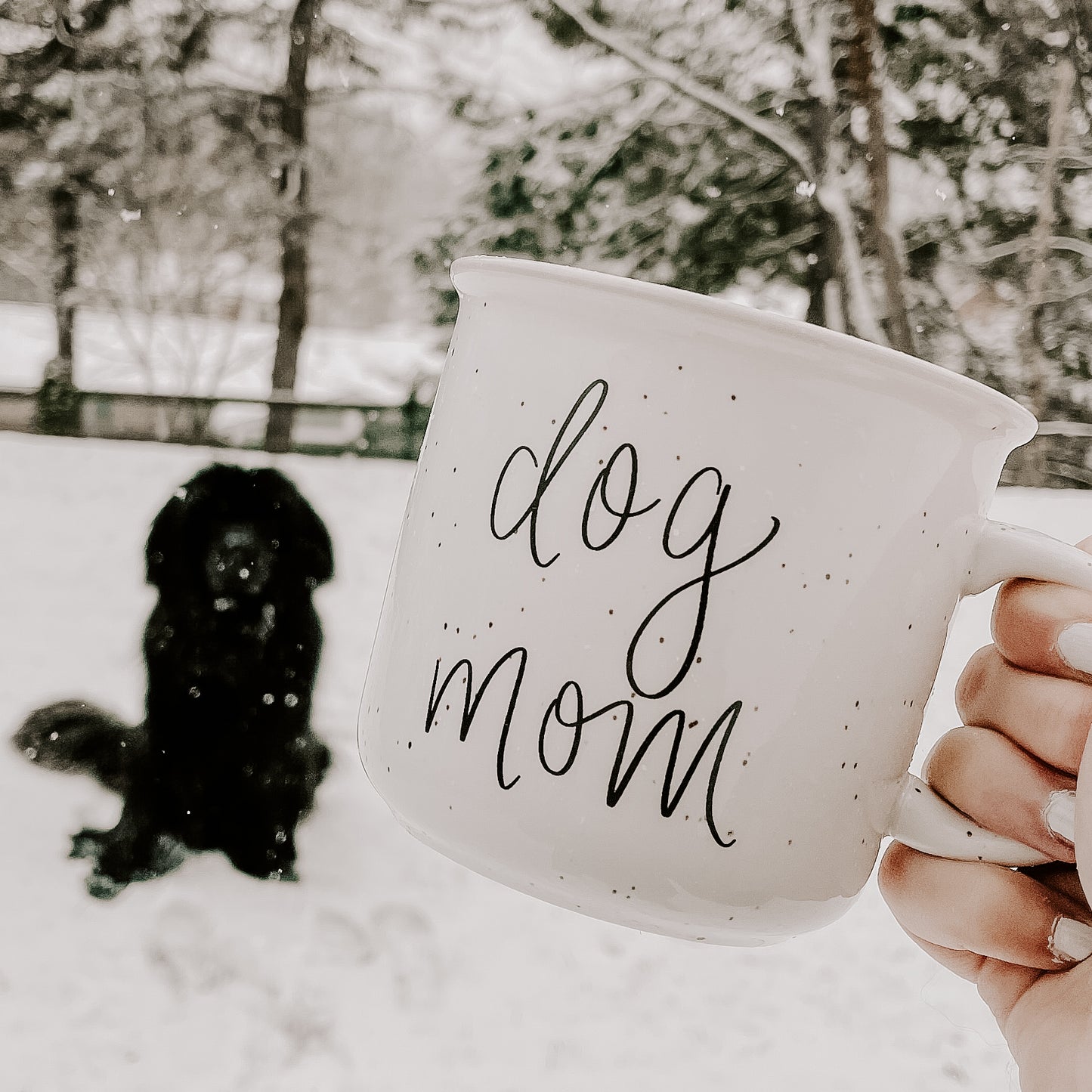 Dog Mom Campfire Mug