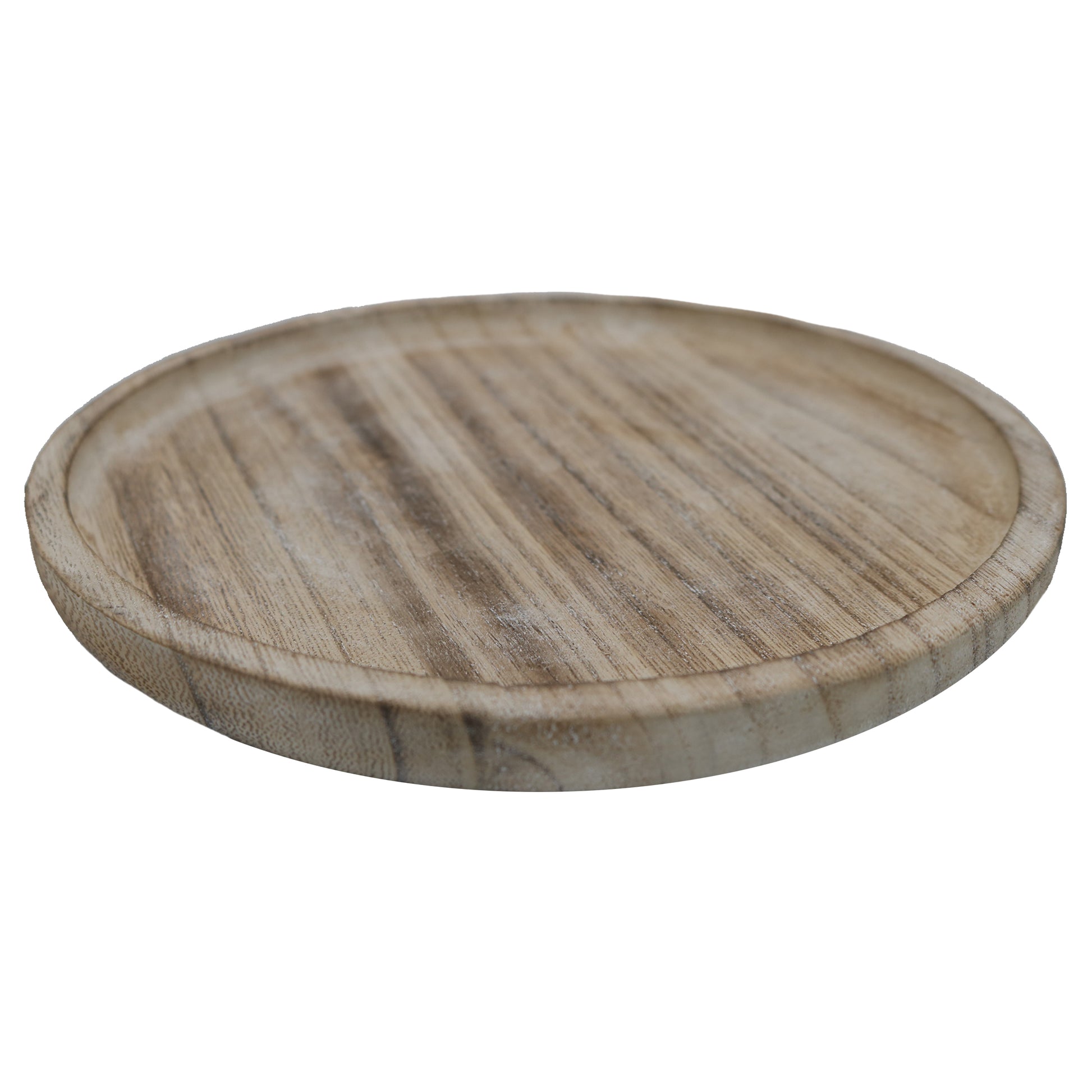 side view of our pretty rustic wood tray, rustic home accessory | pretty home accessory | shelf styling tray