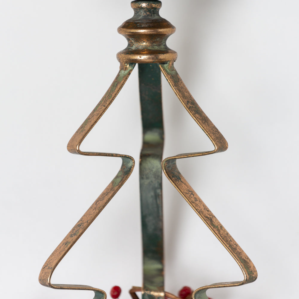 Noel Candlestick Antique Gold